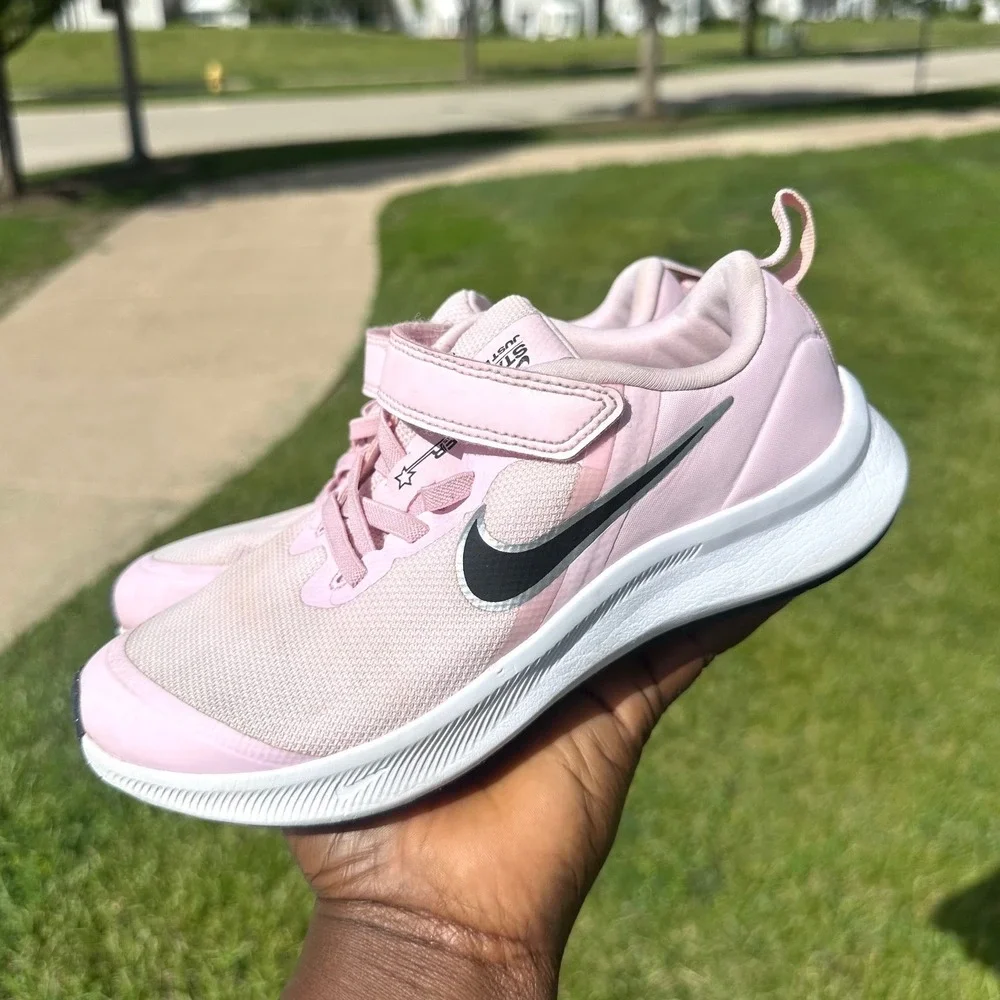 Nike Star Runner 3 Little Kids Shoes Size 2Y Pink Sneakers